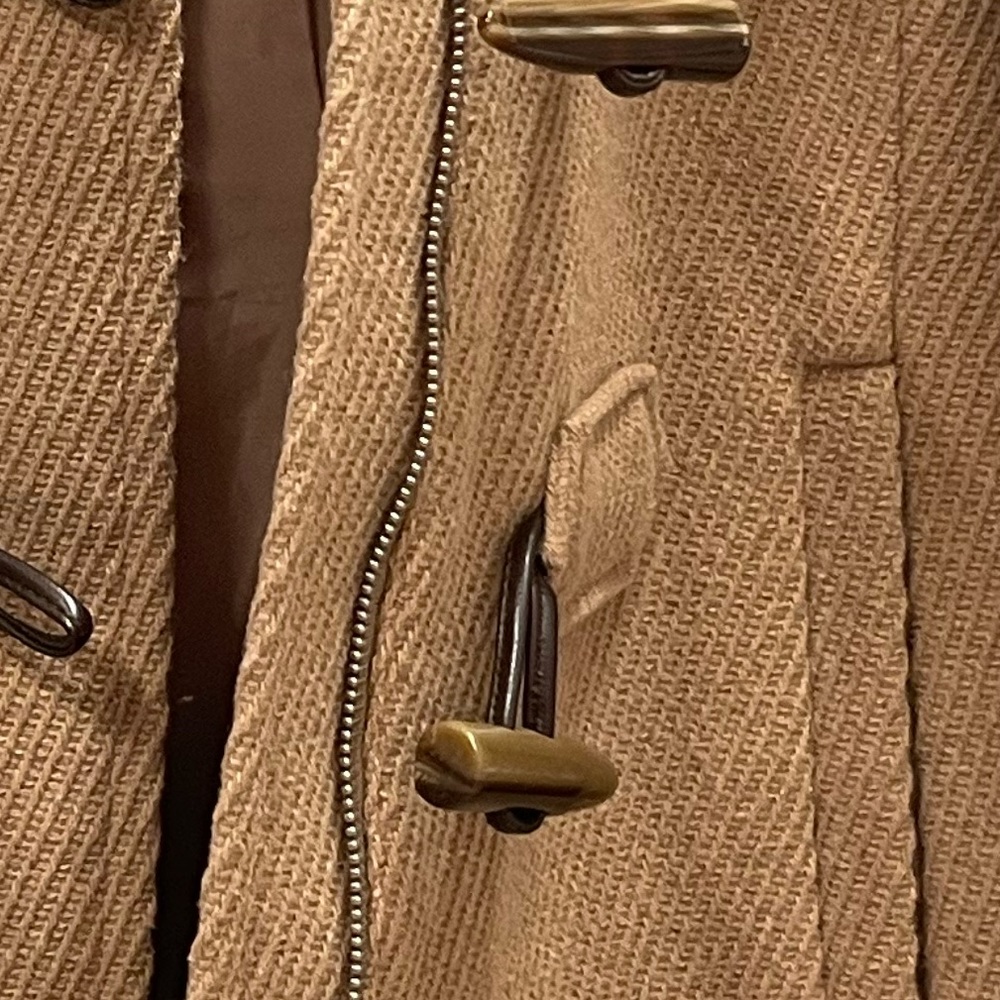 Ann Taylor Tan Peacoat size Small-Women’s. Worn only a couple of times!! - Picture 6 of 6